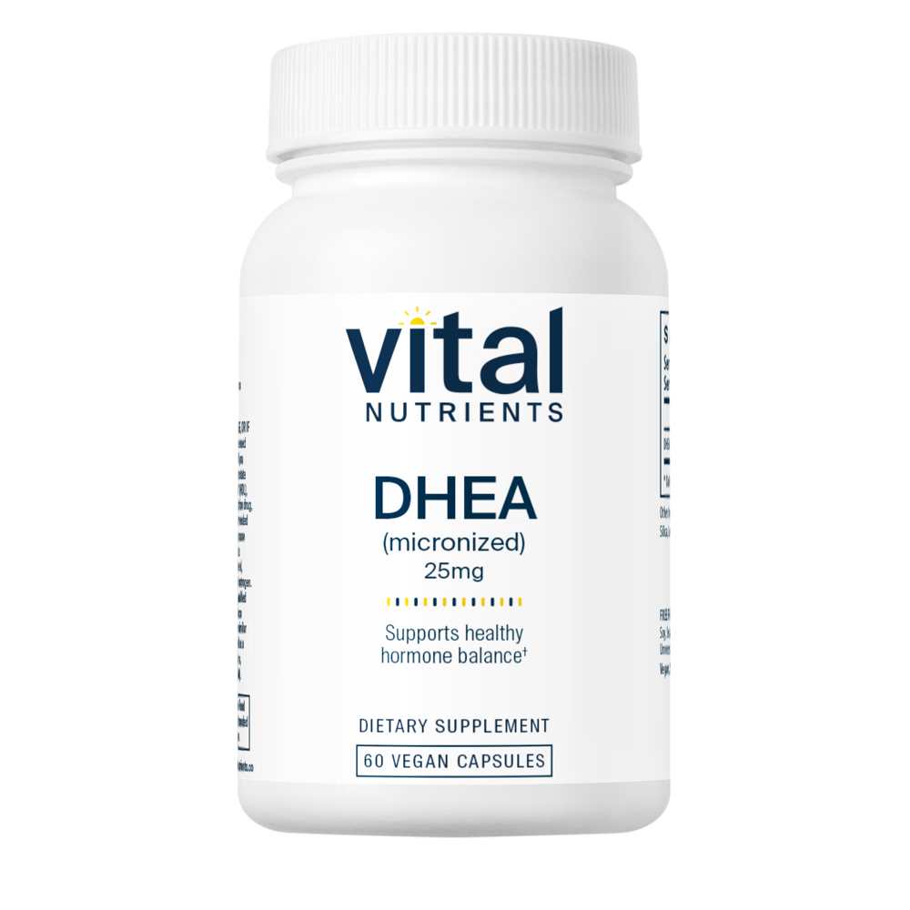 Vital Nutrients Dhea (micronized) 25mg 60 Caps