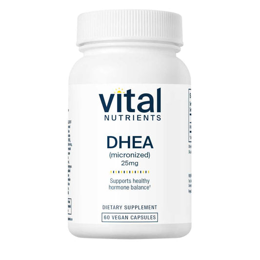 Vital Nutrients Dhea (micronized) 25mg 60 Caps