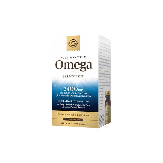 Solgar Full Spectrum Omega Salmon Oil 120 Softgels