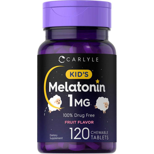 Carlyle Nutritionals Melatonin 1mg for Kids | 120 Tablets