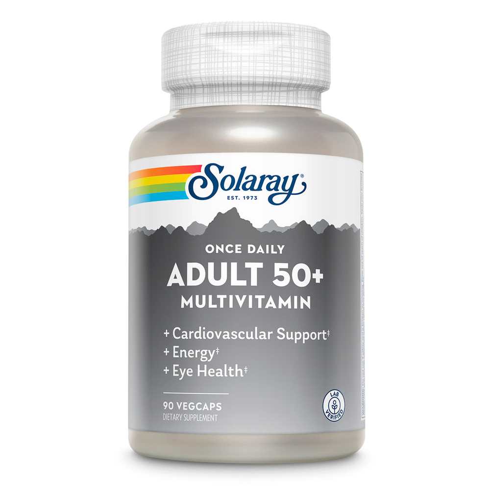 Solaray Once Daily Adult 50+ Multivitamin 90 Caps