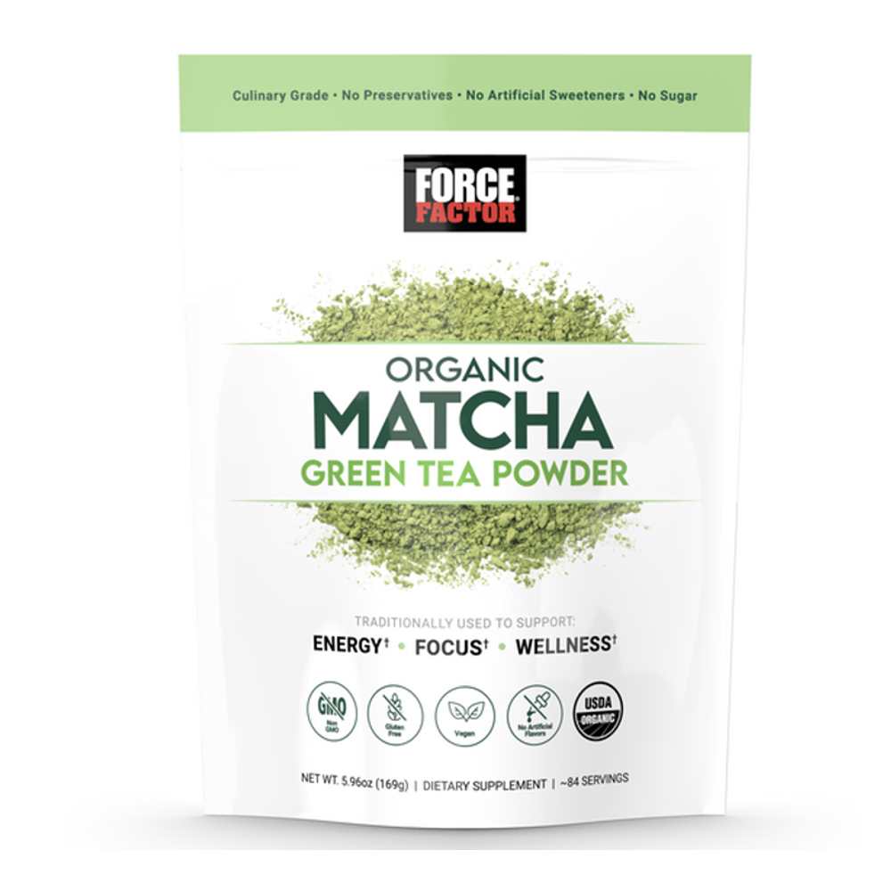 Force Factor Organic Matcha Green Tea – 169g (~84 Servings)