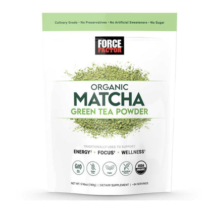Force Factor Organic Matcha Green Tea – 169g (~84 Servings)