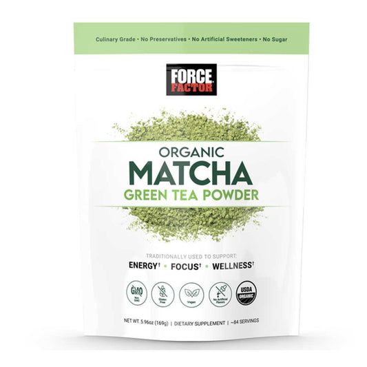 Force Factor Organic Matcha Green Tea – 169g (~84 Servings)