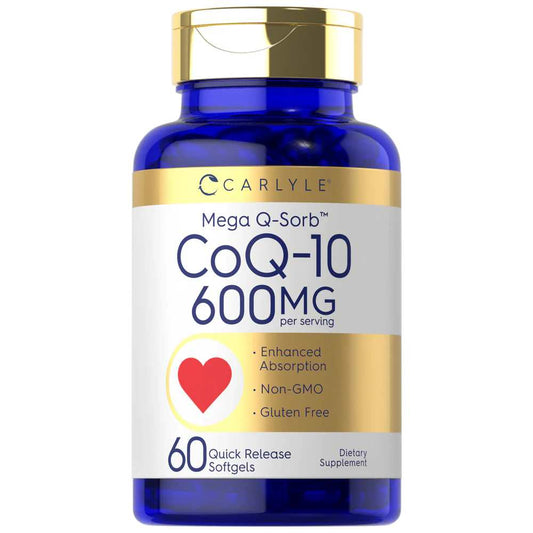 Carlyle Nutritionals CoQ10 600mg per serving | 60 Softgels