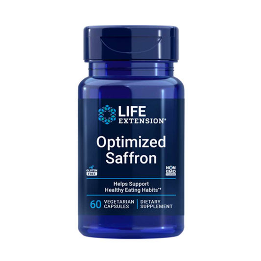 Life Extension Optimized Saffron 60 Vegetarian Capsules
