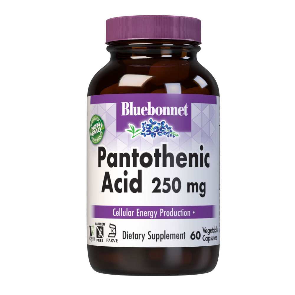 Bluebonnet Nutrition Pantothenic Acid 250 Mg 60 Caps