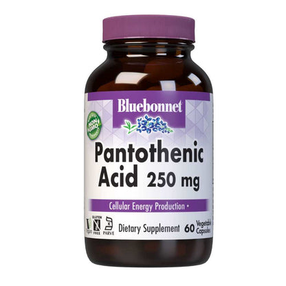 Bluebonnet Nutrition Pantothenic Acid 250 Mg 60 Caps