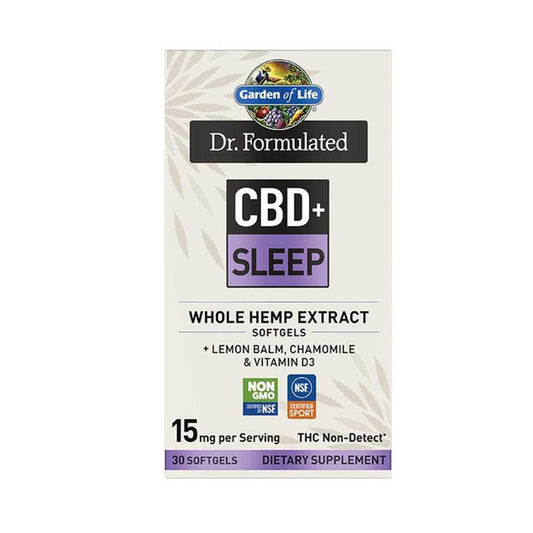 Garden of Life Dr. Formulated Cbd+ Sleep 30 Softgels