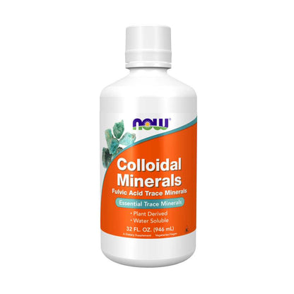 Now Foods Colloidal Minerals – Plant-Based Trace Mineral Liquid with Fulvic Acid – 946 M L (32 Oz)