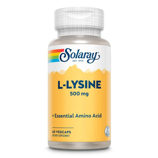 Solaray L-Lysine, Free Form 500mg 60 Caps