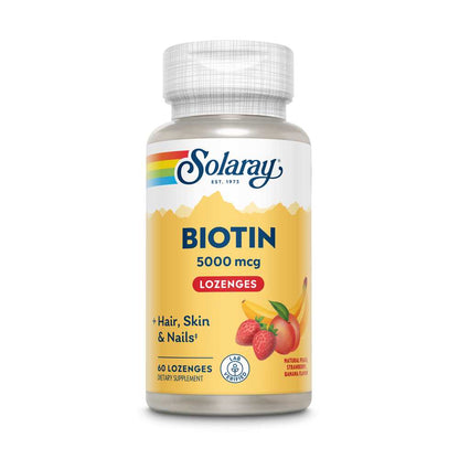Solaray Biotin 5000mcg 60 Lozenge