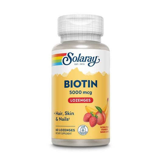 Solaray Biotin 5000mcg 60 Lozenge