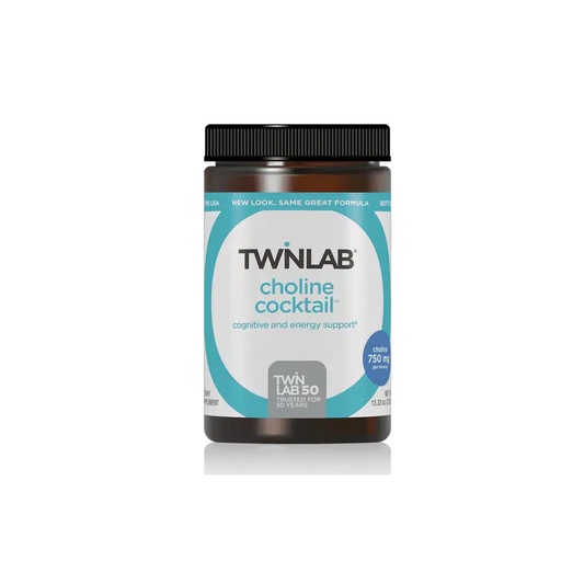 Twinlab Choline Cocktail - Choline, DMAE & Ginkgo Biloba Extract Energy & Cognitive Support Formula