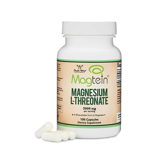 Double Wood Magtein Magnesium L-Threonate 2000mg – 100 Capsules