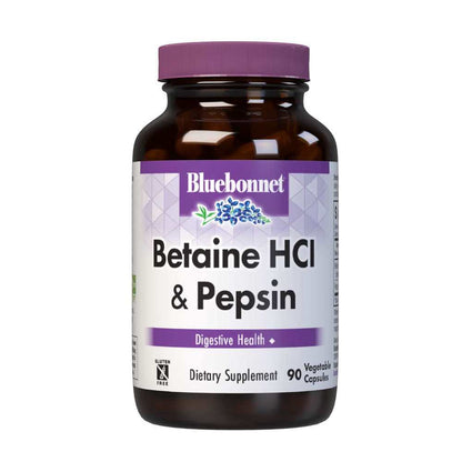 Bluebonnet Nutrition Betaine Hci & Pepsin Digestive Enzyme 90 Caps