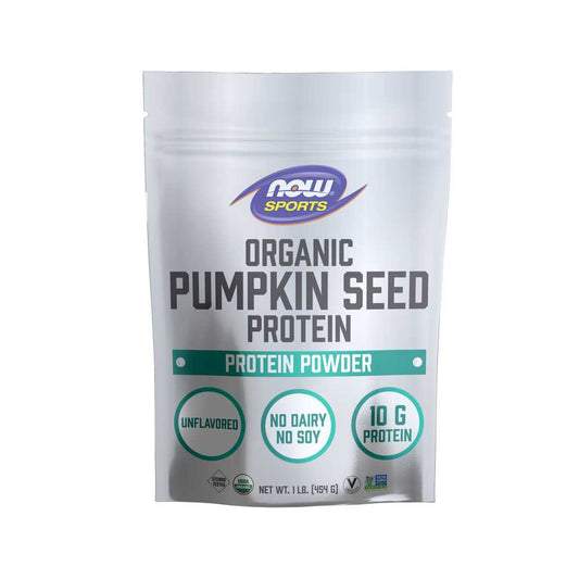 Now Sports Pumpkin Seed Protein – Organic Plant-Based Powder – 454g