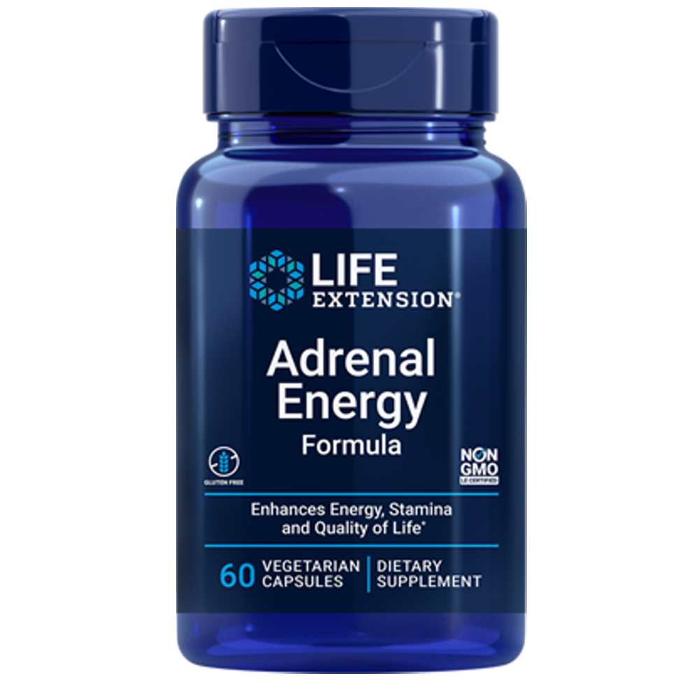 Life Extension Adrenal Energy Formula – 120 Vegetarian Capsules