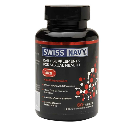 Swiss Navy Male Enhancement – Growth, Firmness, Stamina & Performance, 60 Tablets