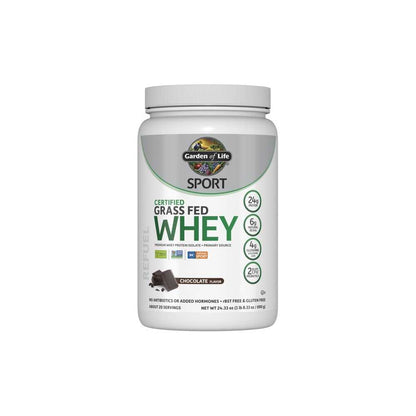 Garden of Life Sport Certified Grass Fed Whey Powder - Chocolate 690g