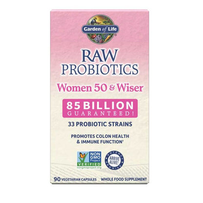 Garden of Life Raw Probiotics Women Cooler 50 & Wiser 90 Capsules