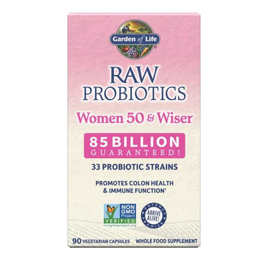 Garden of Life Raw Probiotics Women Cooler 50 & Wiser 90 Capsules
