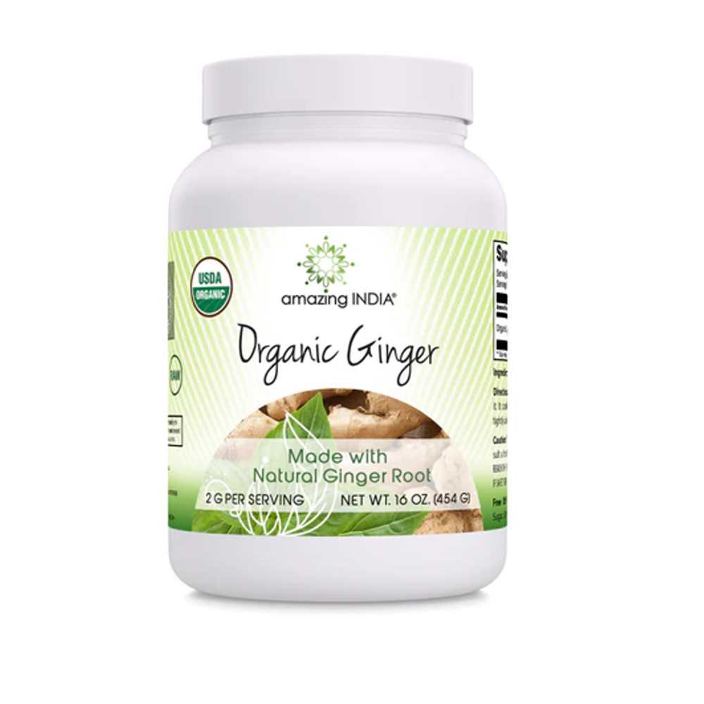 Amazing an Nutrition Amazing India Ginger  USDA Organic 16 Oz Powder