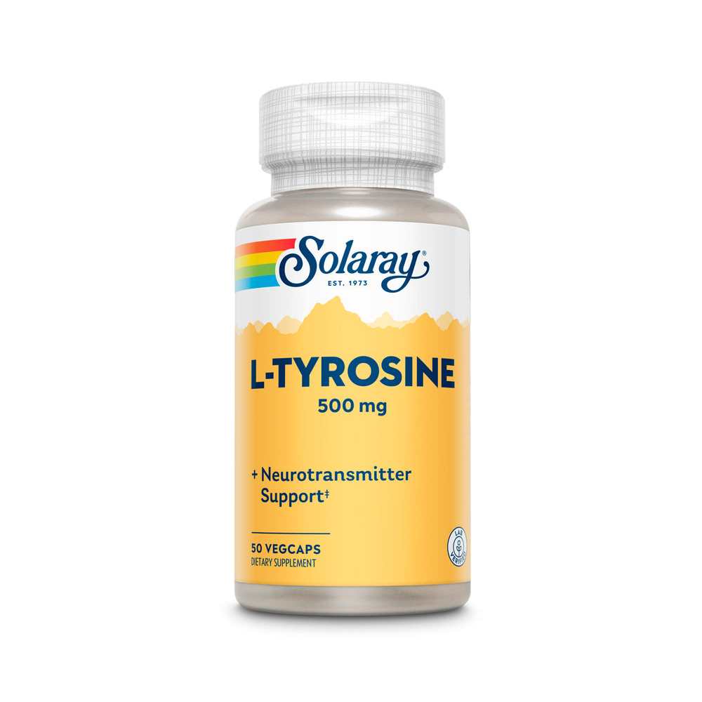 Solaray L-Tyrosine, Free Form 500mg 50 Caps