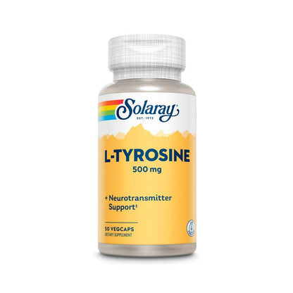 Solaray L-Tyrosine, Free Form 500mg 50 Caps