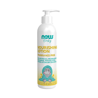Now Foods Baby Nourishing Lotion – Fragrance Free – 8 Oz. (237 M L)