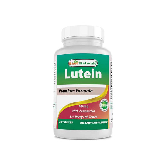 Best Naturals Lutein 40 mg with Zeaxanthin- 120 Tablets