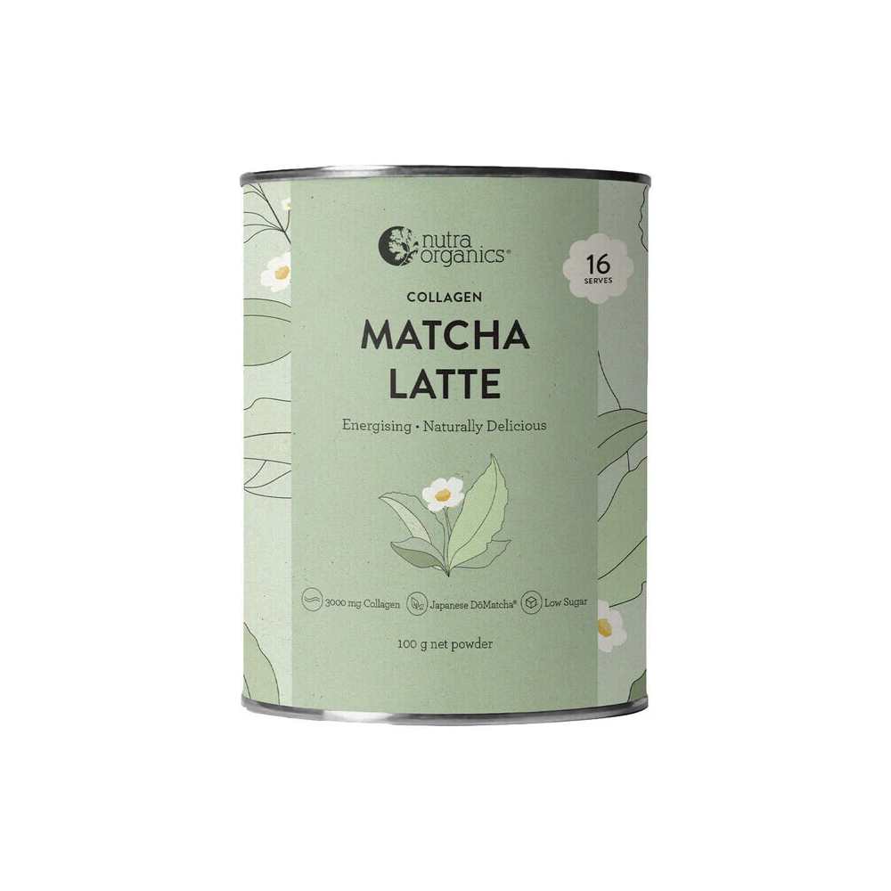 Nutra Organics Collagen Matcha Latte 100g