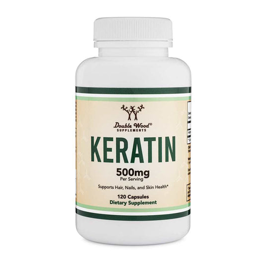 Double Wood Keratin – 500mg Beauty Support Formula | 120 Capsules