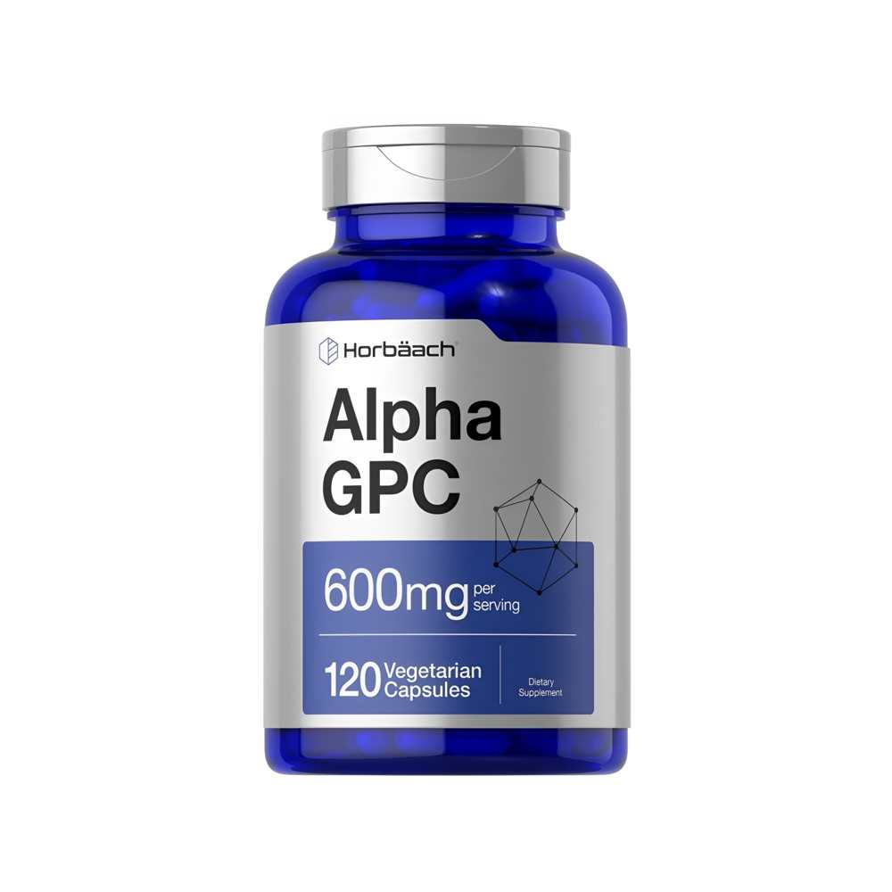 Horbäach Alpha Gpc – Cognitive & Memory Support (120 Vegetarian Capsules)