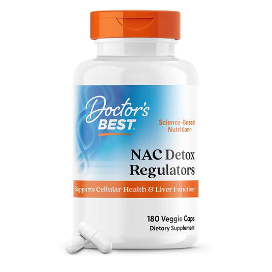 Doctor's Best Nac Detox Regulators, 180 Veggie Caps