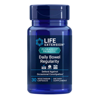 Life Extension Florassist® Daily Bowel Regularity – 30 Vegetarian Capsules
