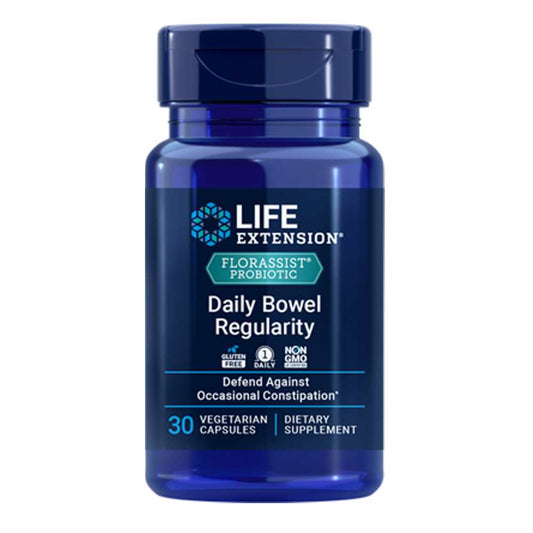 Life Extension Florassist® Daily Bowel Regularity – 30 Vegetarian Capsules