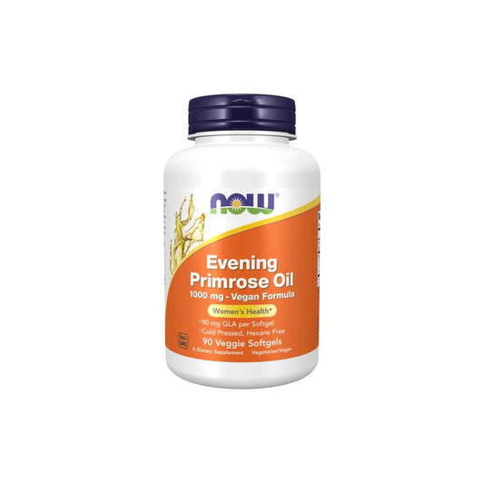 Now Foods Evening Primrose Oil 1000mg – Women's Health Support – 90 Vegan Softgels