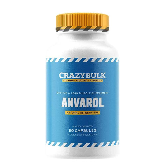 CrazyBulk Anvarol – Mass Series – Cutting & Lean Muscle Supplement – 90 Capsules