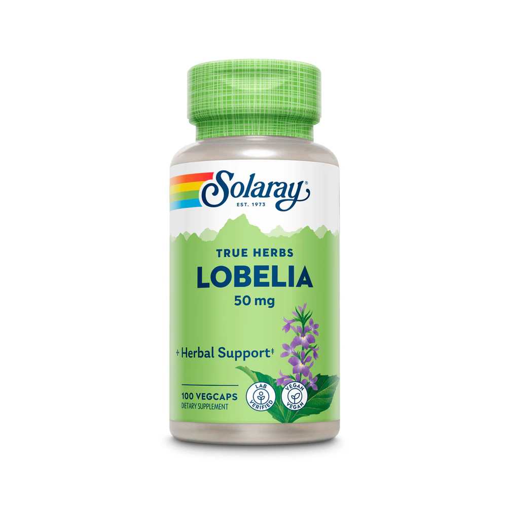 Solaray Lobelia Aerial 50mg 100 Caps