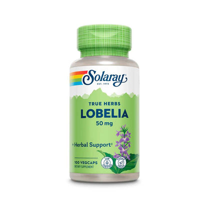 Solaray Lobelia Aerial 50mg 100 Caps