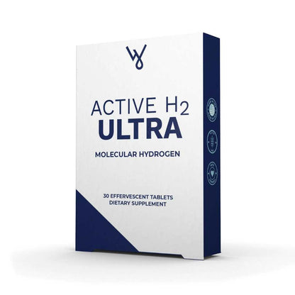 Active H2 Ultra by Water and Wellness – Molecular Hydrogen Tablets | 30 Count | Effervescent Antioxidant Support