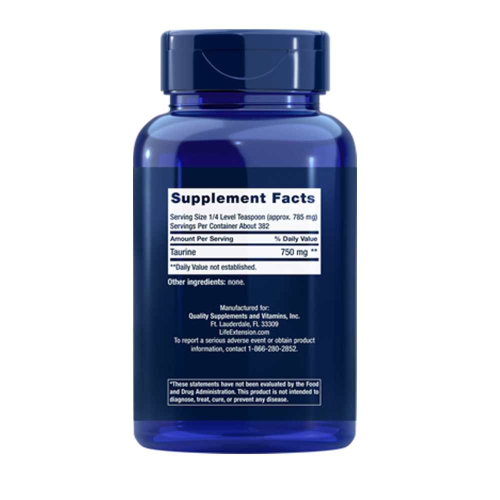 Life Extension Taurine Powder 300 grams