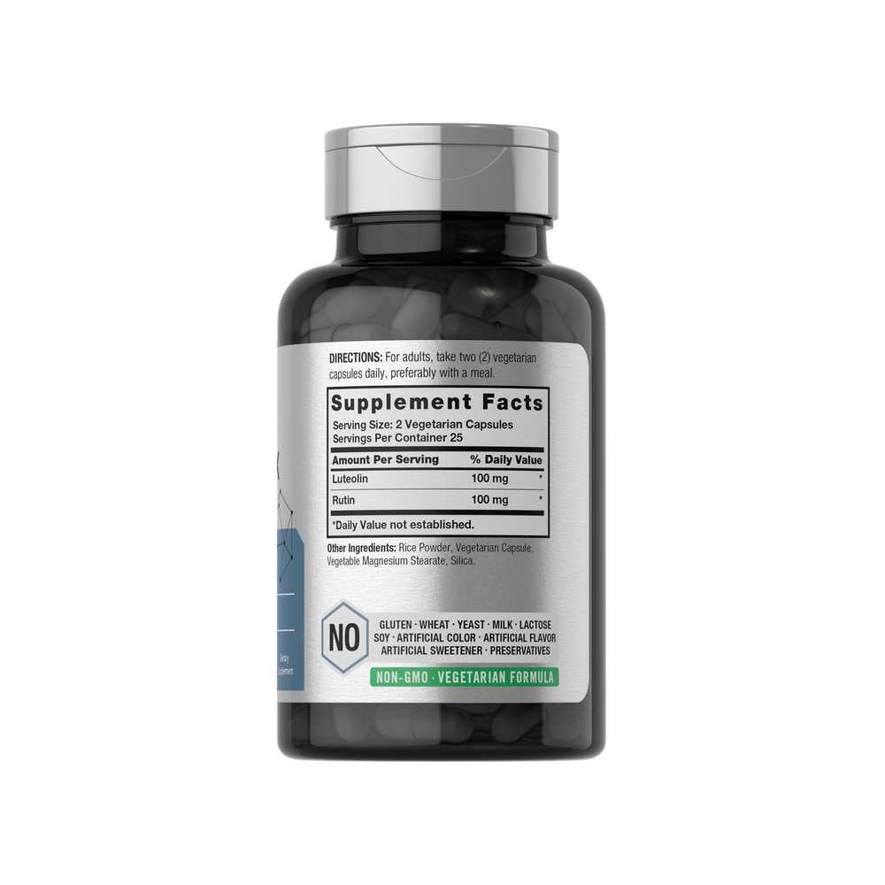 Horbäach Luteolin Complex 200mg per Serving | 50 Capsules