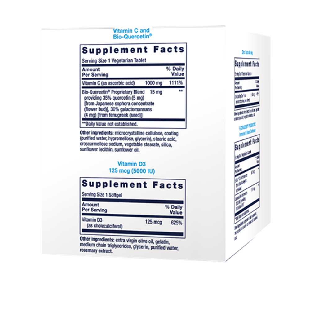 Life Extension Immune Packs with Vitamin C, D, Zinc & Probiotic – 30 Packets