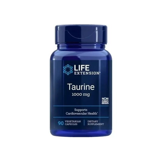 Life Extension Taurine 1000MG - Supports Cardiovascular Health 90 Capsules