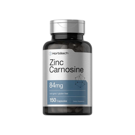 Horbäach Zinc Carnosine 84mg | 150 Capsules