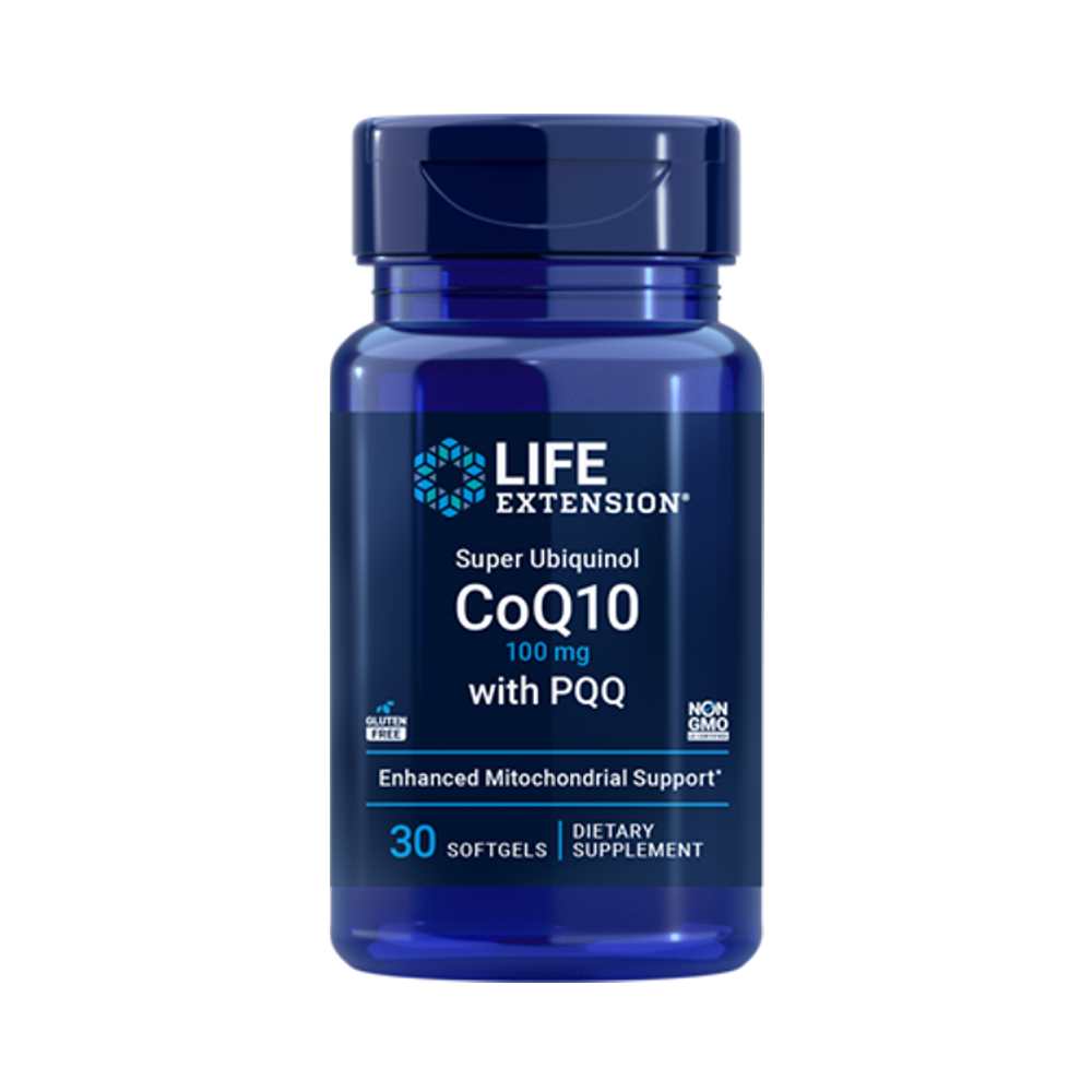 Life Extension Super Ubiquinol Co Q10 with Pqq 100 Mg, 30 Softgels