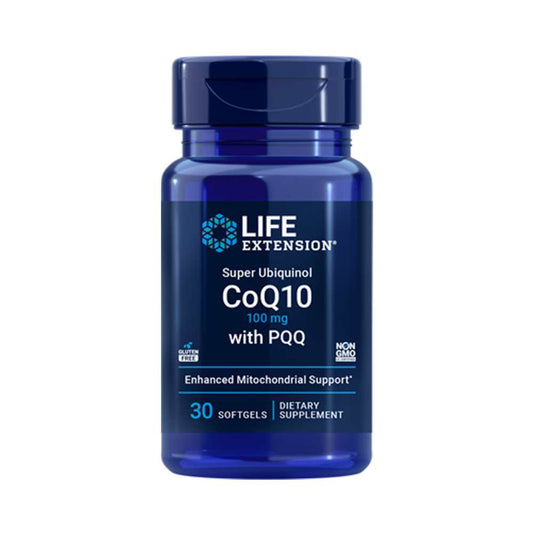 Life Extension Super Ubiquinol Co Q10 with Pqq 100 Mg, 30 Softgels
