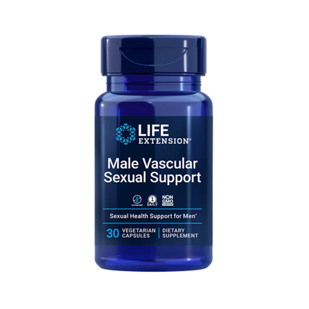 Life Extension Male Vascular Sexual Support 30 Vegetarian Capsules